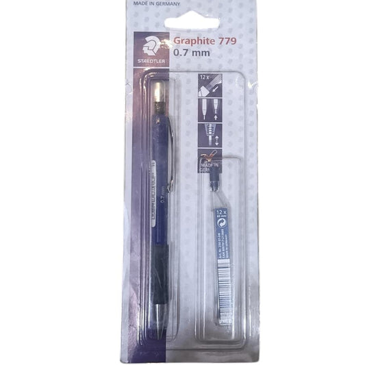 STAEDTLER MECHANICAL PENCIL WITH LEAD BLISTER PACK 0.7MM-779 07 ABKD