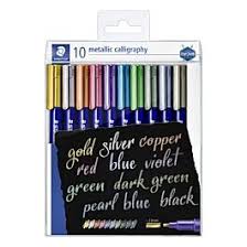 STAEDTLER METALIC CALLIGRAPHY PEN SET OF 10-8325 TB10