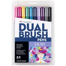 TOMBOW DUAL BRUSH GALAXY SET OF 10