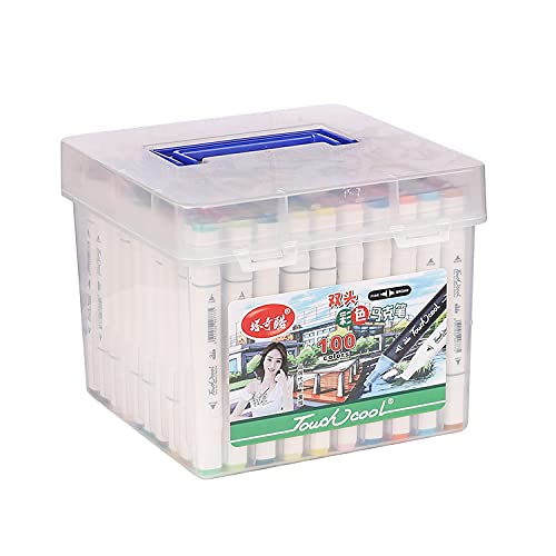 TOUCHCOOL W ALCOHOL MARKER SET OF 100PCS
