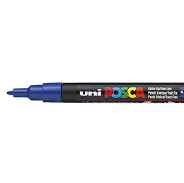 UNI CHALK MARKER BLUE PC 3M