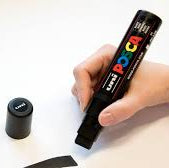 Uni posca opaque water base pc-17k 15mm black