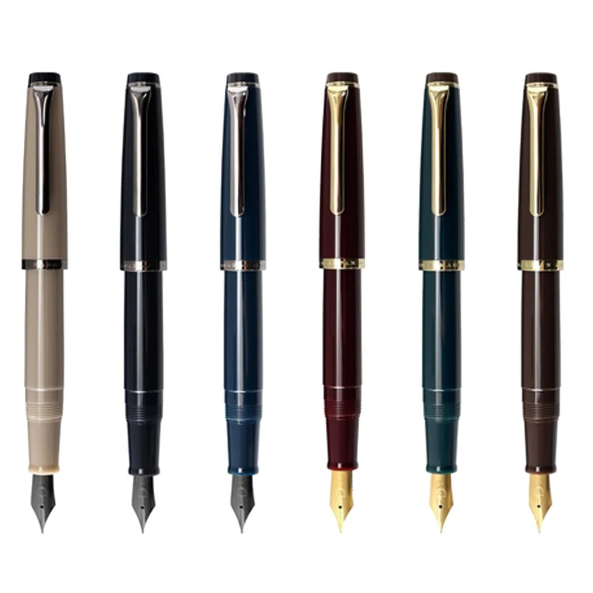 Sailor Lecoule All Black RT Fountain Pen - MF