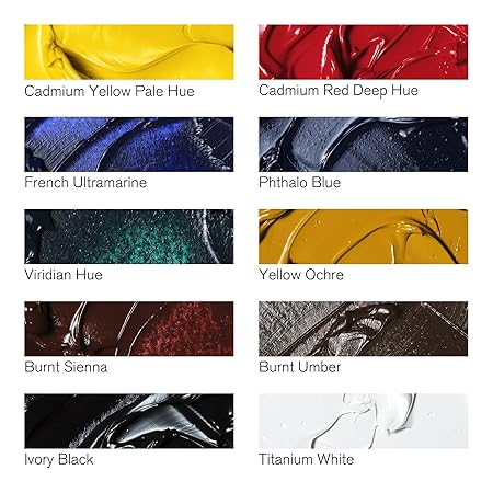 Winsor & Newton Winton Oil Paints 21ml 10/Pkg