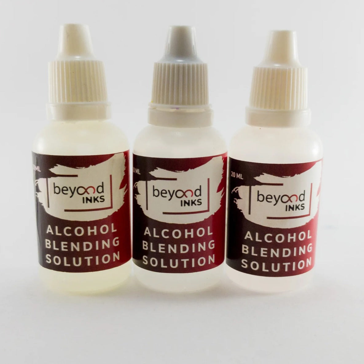 BEYOND INKS Alcohol Ink Blending Solution Pack of 3 bottles (20ml each)