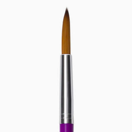 Camel brush round no.10 brown