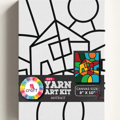 icraft Yarn Art Kit-Abstract