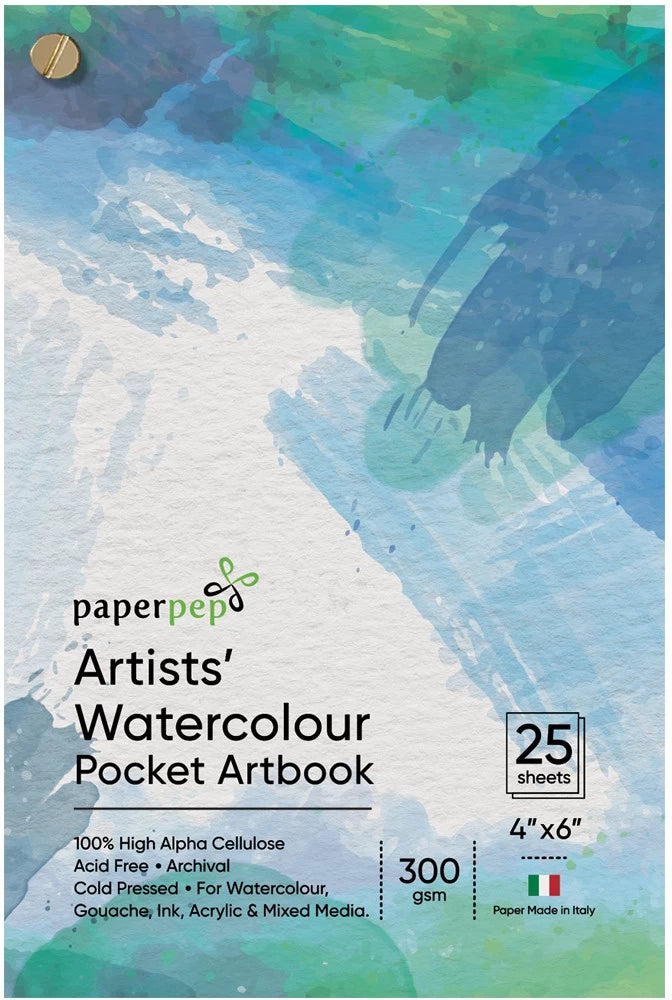 paperpep watercolour pocket artbook-300gsm PPWC3AB