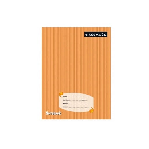 CLASSMATE B5 BOOK SINGLE LINE 72 PAGE (BROWN COVER)