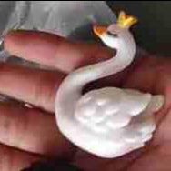 Artpark Miniature King Swan White APM30