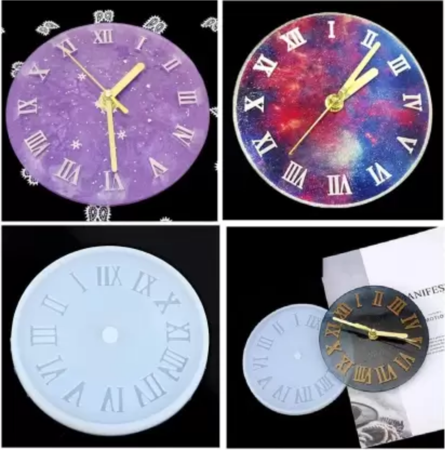 Artpark Silicon Mould watch Roman Number 8"