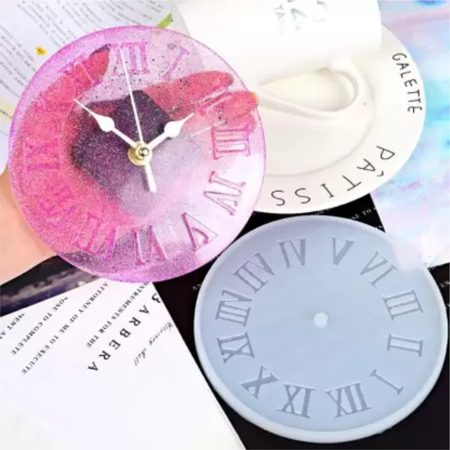 Artpark Silicon Mould watch Roman Number 8"