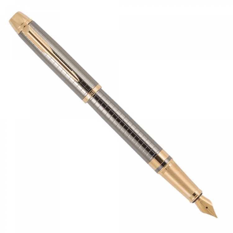 Parker Odyssey Gun Metal chiselled GT FP
