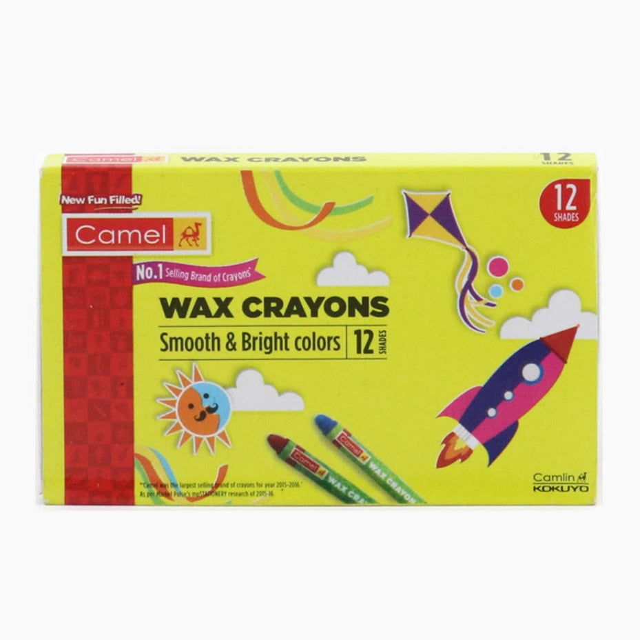 Camel Wax crayons 12 shades