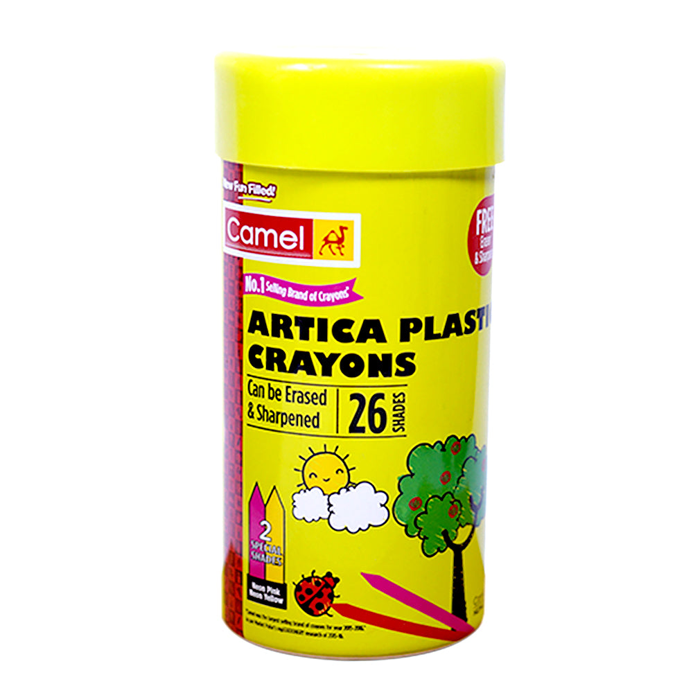 Camel Artica plastic crayon 26 shades