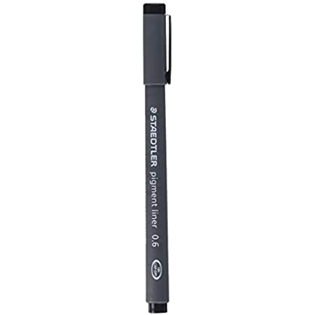 STAEDTLER PIGMENT LINER BLACK 0.6MM-308 06