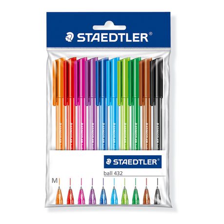 STAEDTLER BALL PEN SET OF 10-432 35 PB10