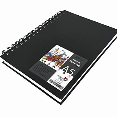 BRUSTRO SKETCH BOOK WIRO PORTRAIT 160GSM A5