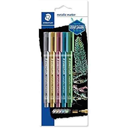 STAEDTLER METALIC MARKER PEN SET OF 5-8323 SBK5