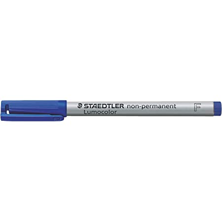 STAEDTLER LUMOCOLOUR NON-PERMANENT F BLUE-316 03