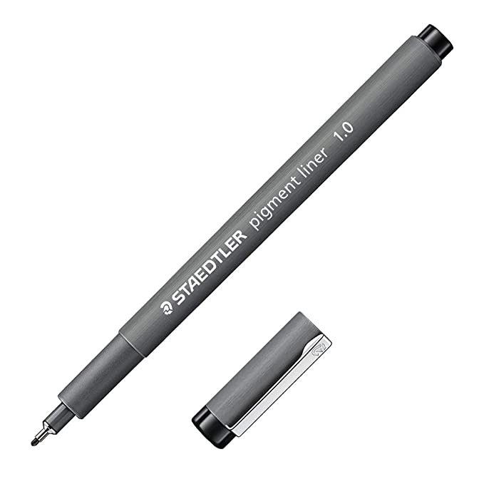 STAEDTLER PIGMENT LINER BLACK 1.0MM-308 1.0