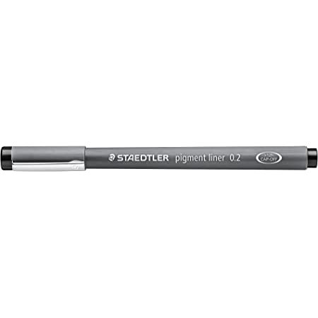 STAEDTLER PIGMENT LINER BLACK 0.2MM-308 02