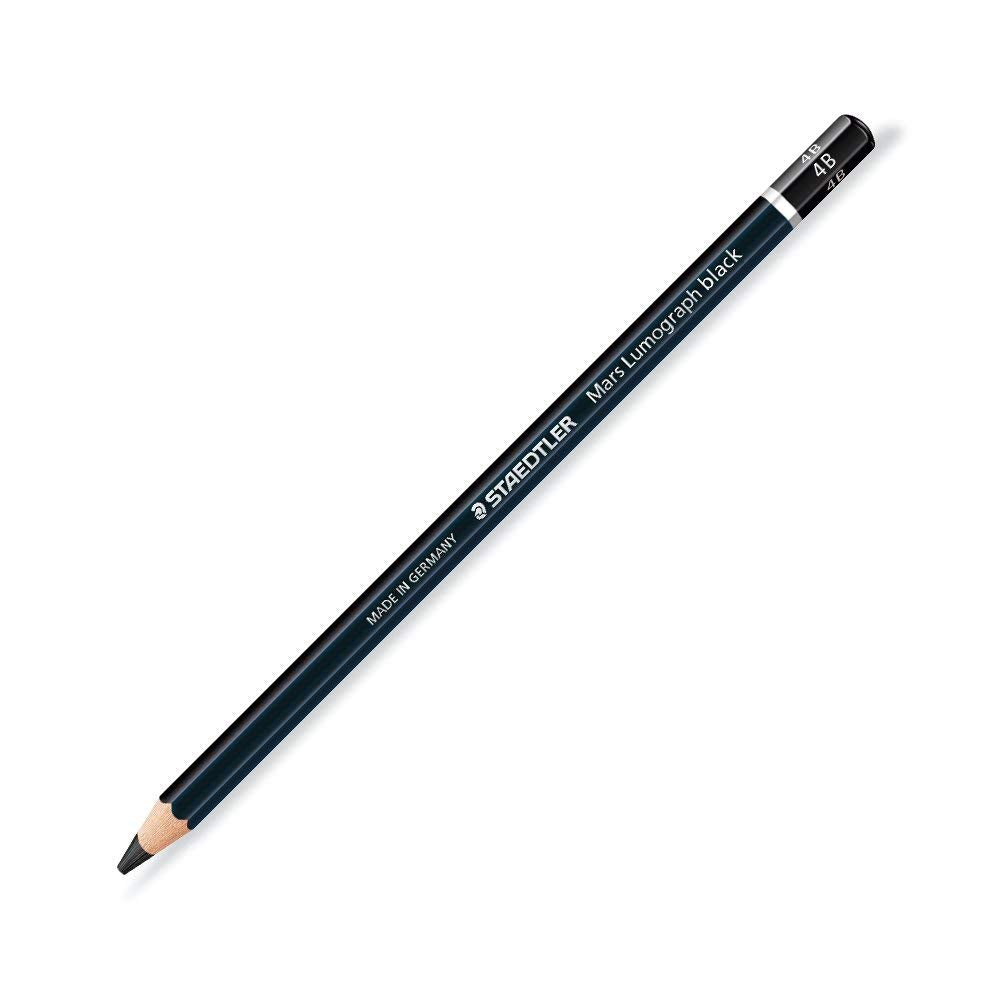 STAEDTLER MARS LUMOGHRAPH BLACK ARTIST PENCIL 100B-4B