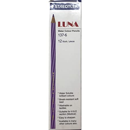 STAEDTLER LUNA MEDICAL WATER COLOUR PENCIL VOILET-137 10 06