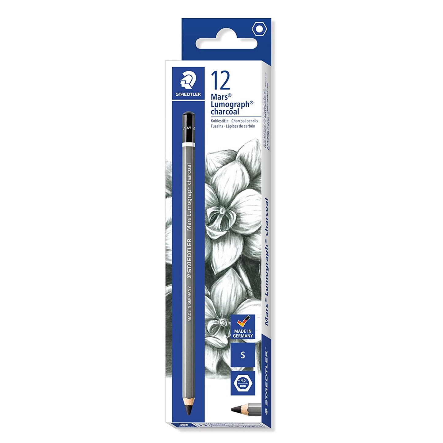 STAEDTLER MARS LUMOGRAPH CHARCOAL PENCIL 100C - S