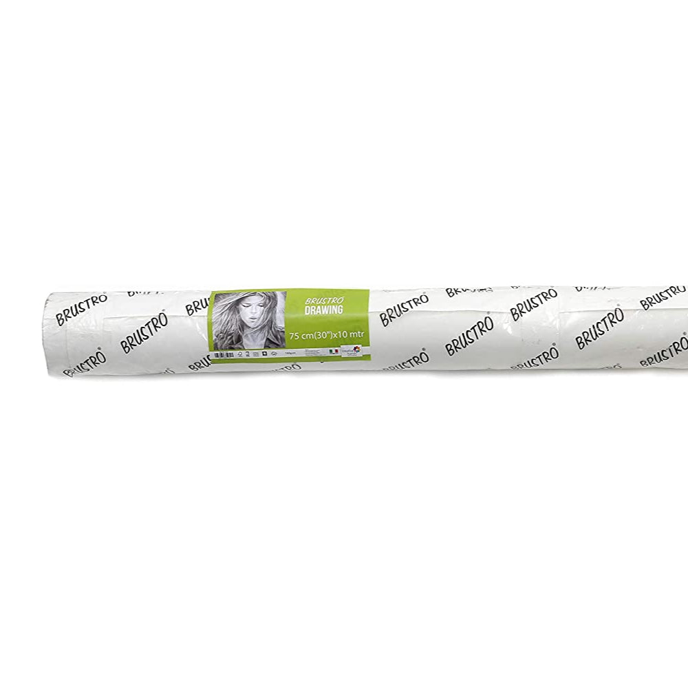 BRUSTRO DRAWING PAPER ROLL 200GSM 75CM(30")X10MTR