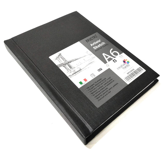 BRUSTRO ARTIST SKETCH BOOK STITCHED 110GSM A6