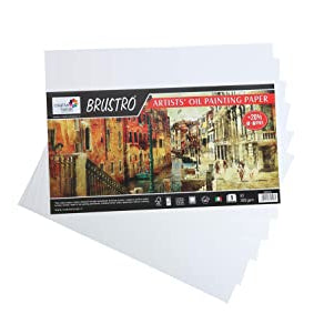 BRUSTRO OIL PAINTING PAPER 300GSM A3