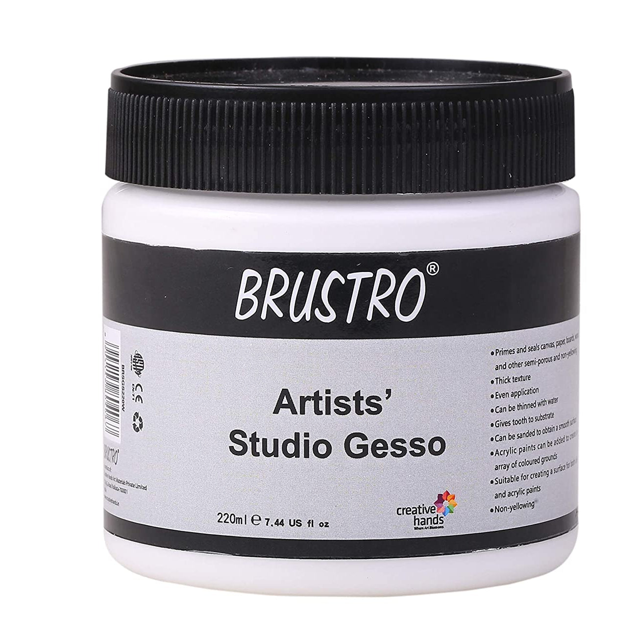 BRUSTRO ARTISTS STUDIO GESSO WHITE 220ML