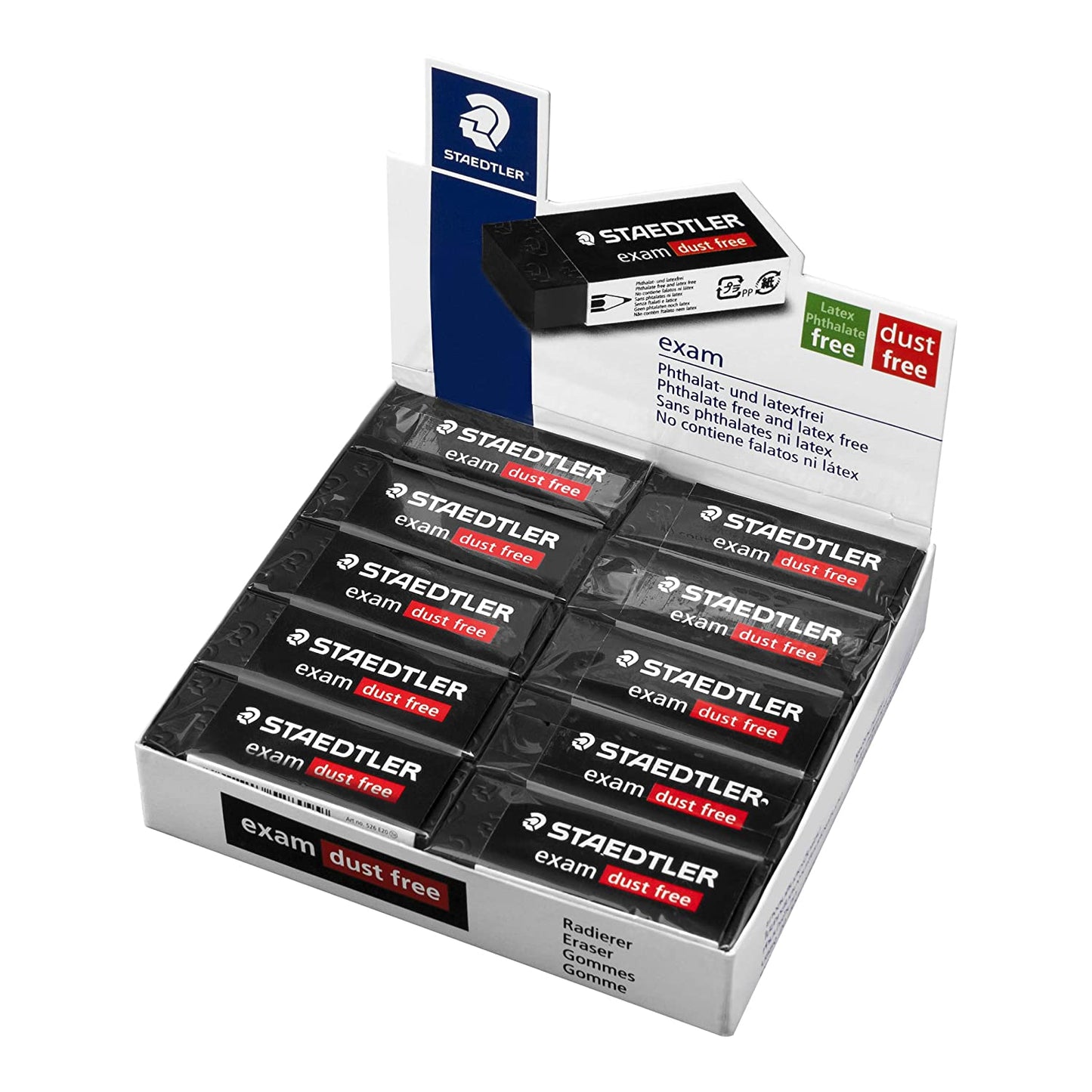 STAEDTLER 526 E20 EXAM DUST FREE ERASER