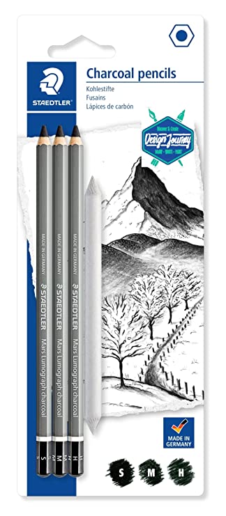 Staedtler® Mars® Lumograph® Charcoal Pencil Set