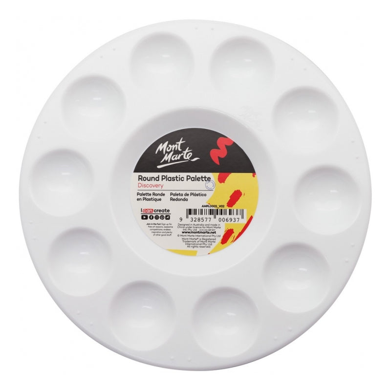 Mont Marte Round plastic palette