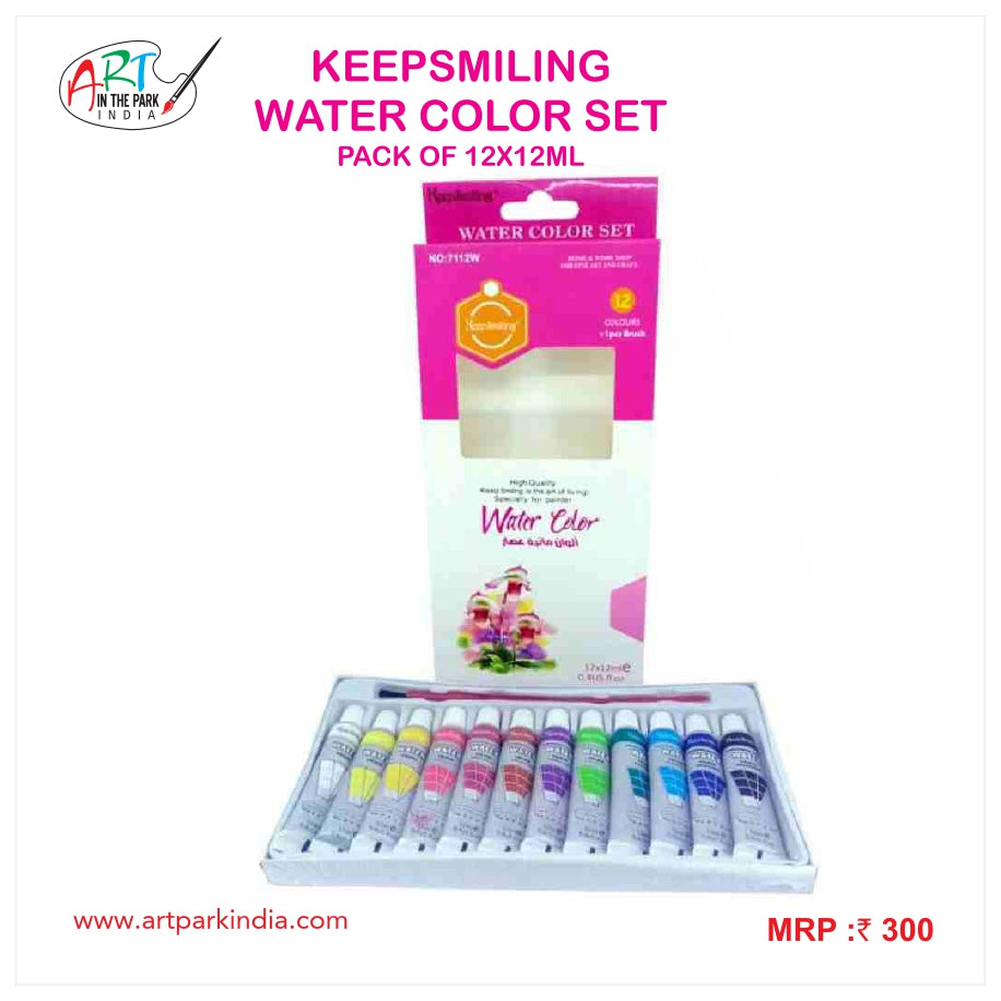 KEEPSMILING WATER COLOR SET PACK OF 12x12ml