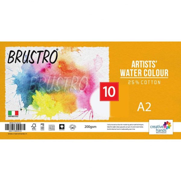 BRUSTRO WC PAPER 200GSM A2