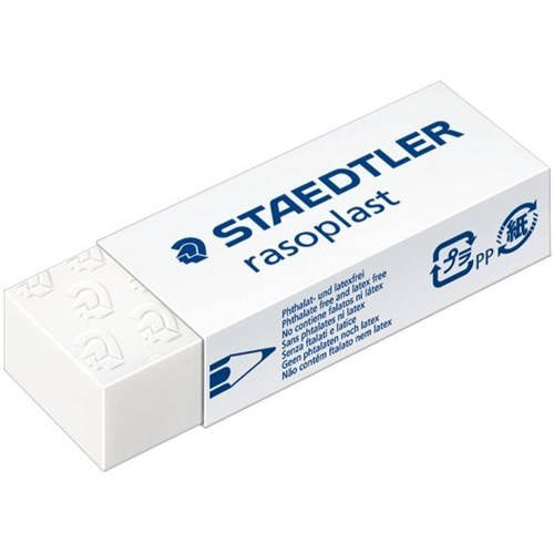 STAEDTLER 526 B20 RASOPLAST ERASER JUMBO