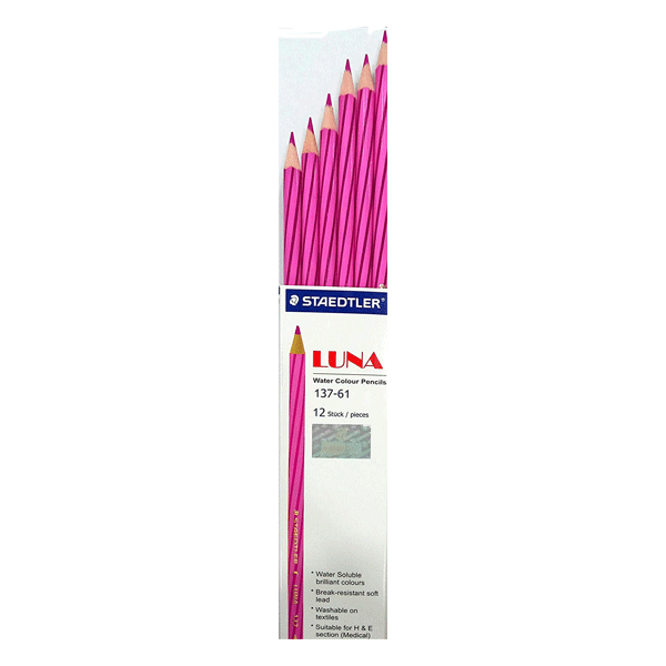 STAEDTLER LUNA MEDICAL WATER COLOUR PENCIL PINK-137 10 61