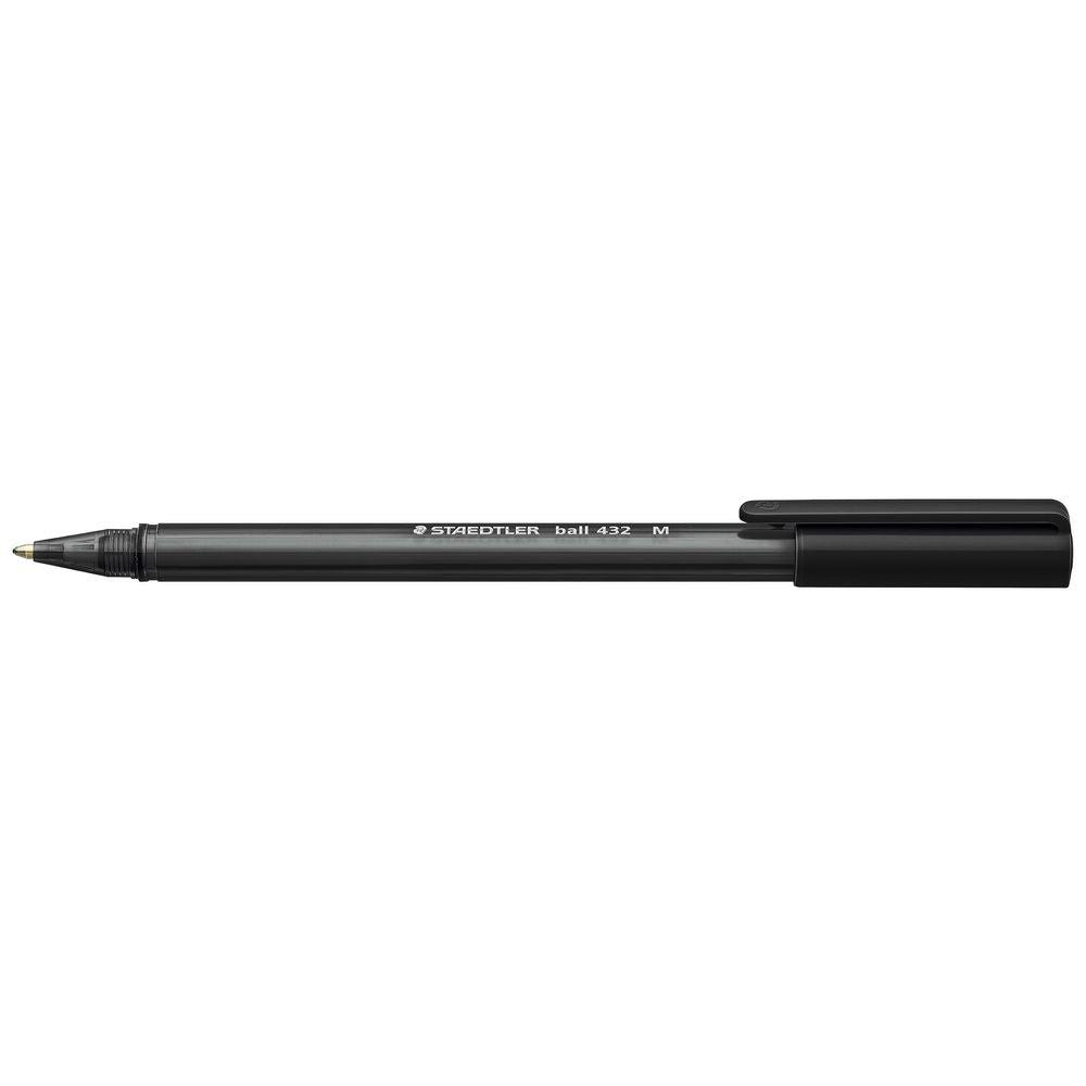 STAEDTLER BALL PEN TRIANGULAR BARREL BLACK-432M 09