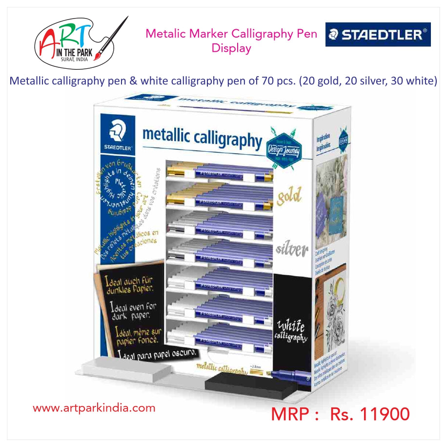 STAEDTLER METALIC CALLIGRAPHY PEN DISPLAY-8325 SCA70