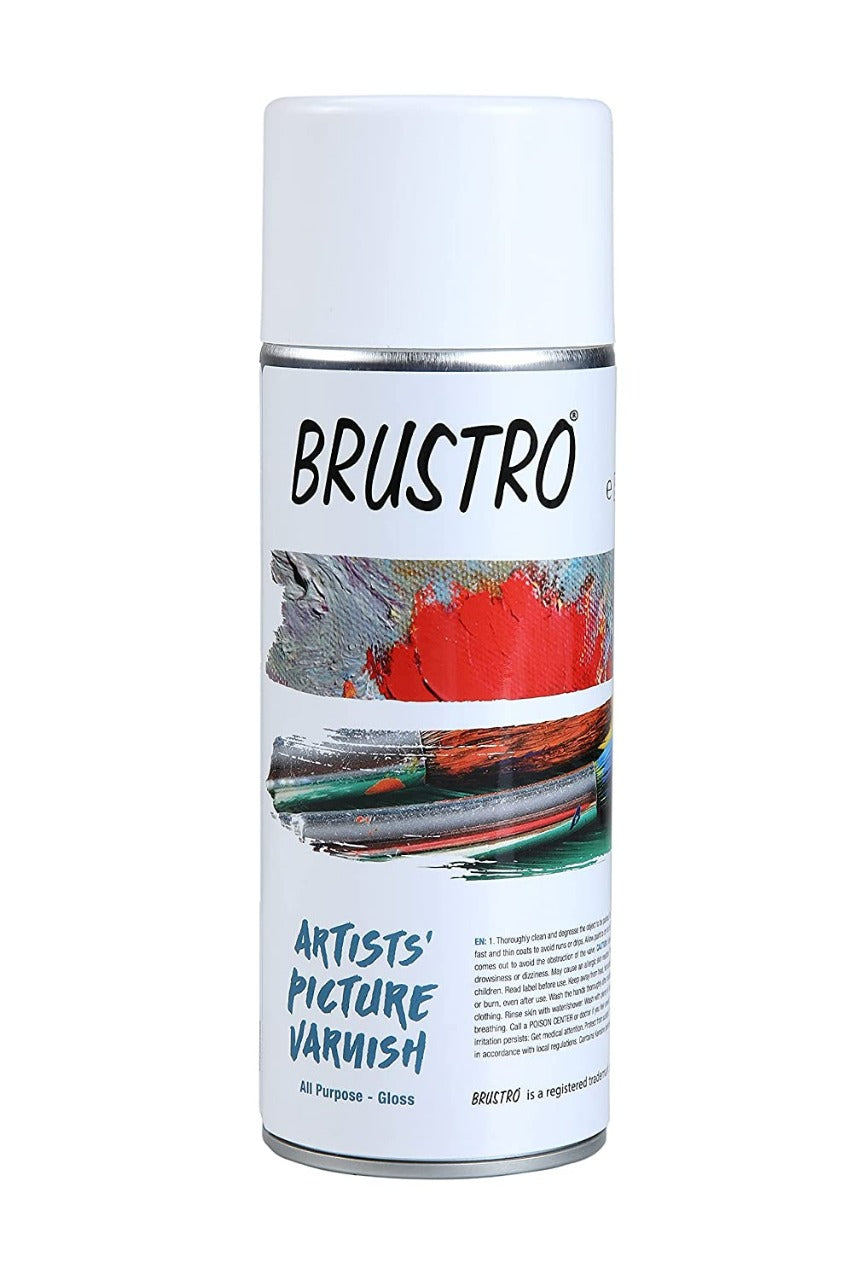 BRUSTRO VARNISH SPRAY GLOSS 400ML