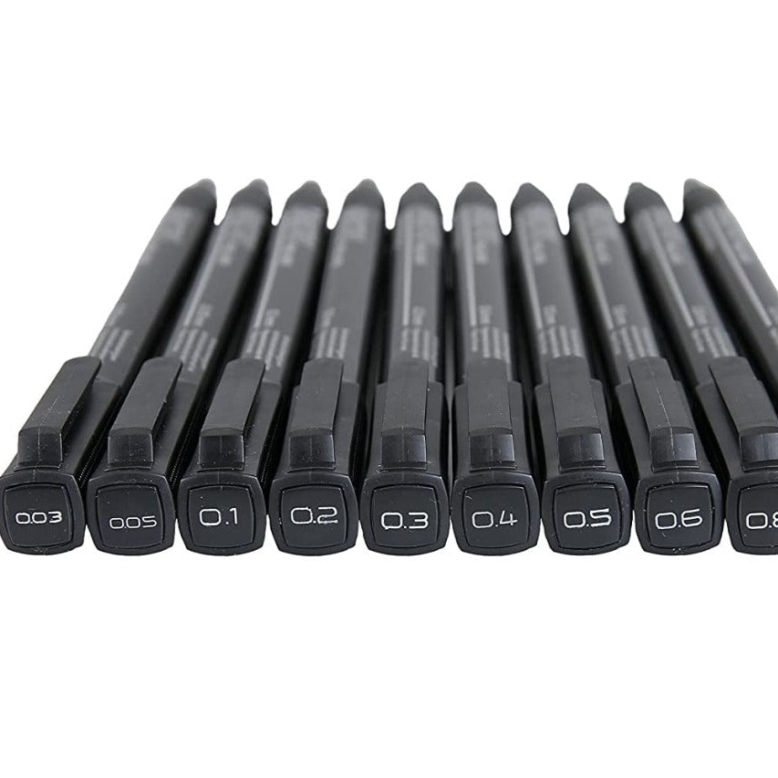 BRUSTRO PROFESSIONAL FINELINER BLACK PEN 0.05MM