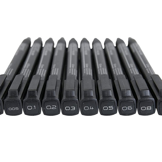 BRUSTRO PROFESSIONAL FINELINER BLACK PEN 0.8MM