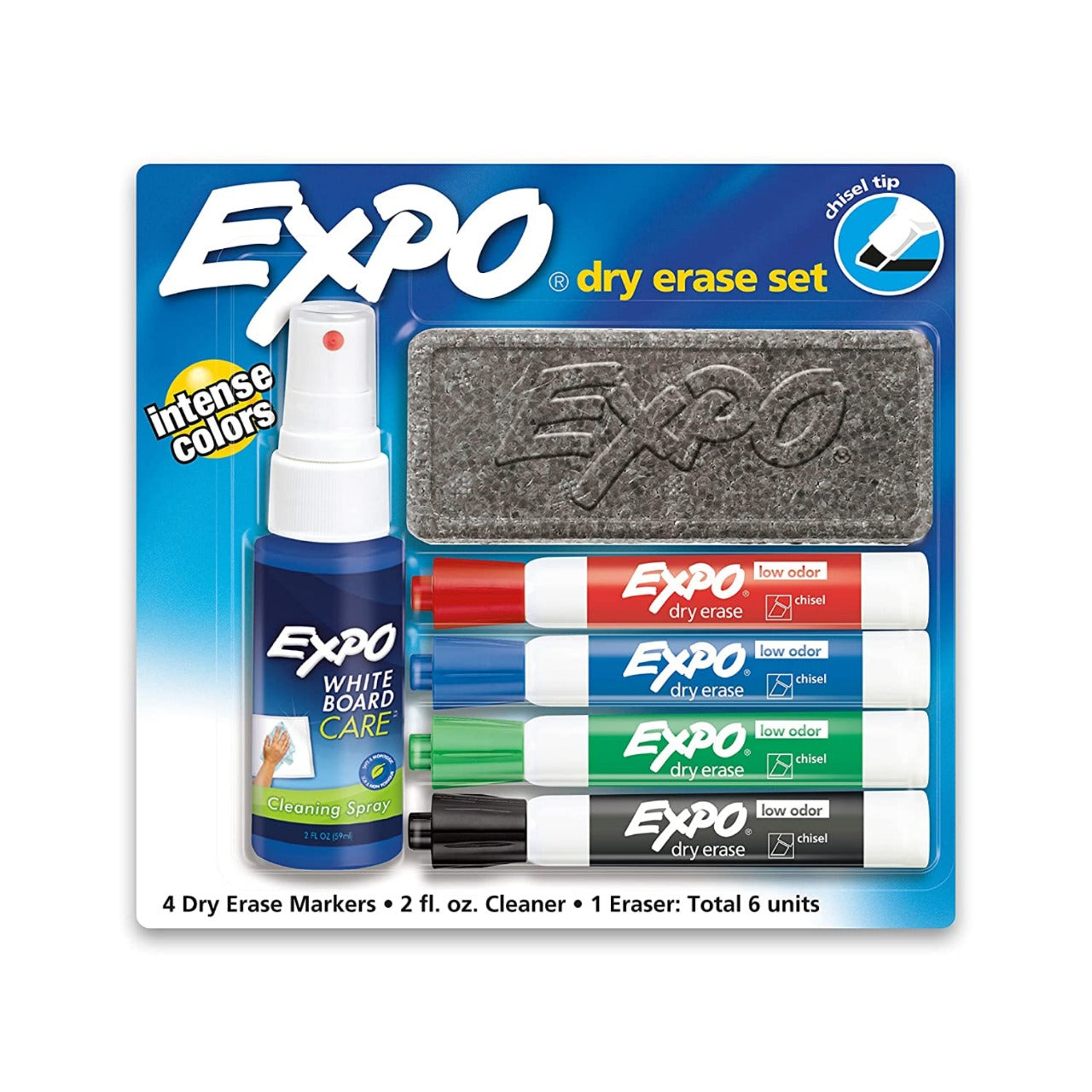 EXPO DRY ERASE MARKER STARTER SET CHISEL