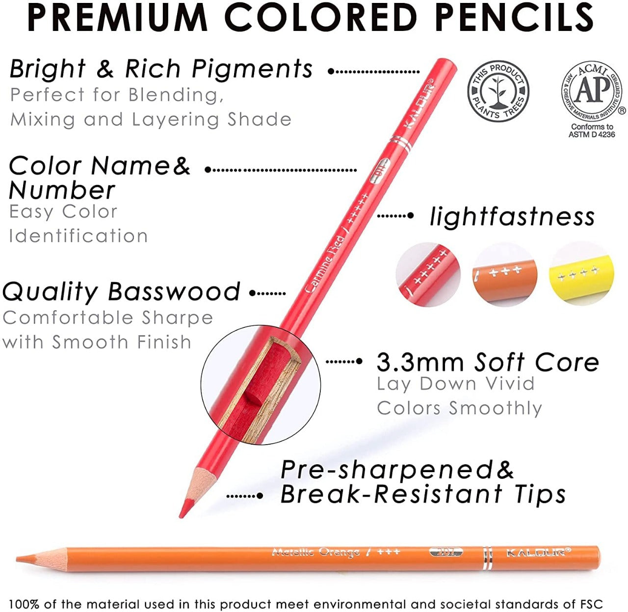 ARTPARK PREMIUM OILY COLORED PENCIL 520pcs BRUTFUNER