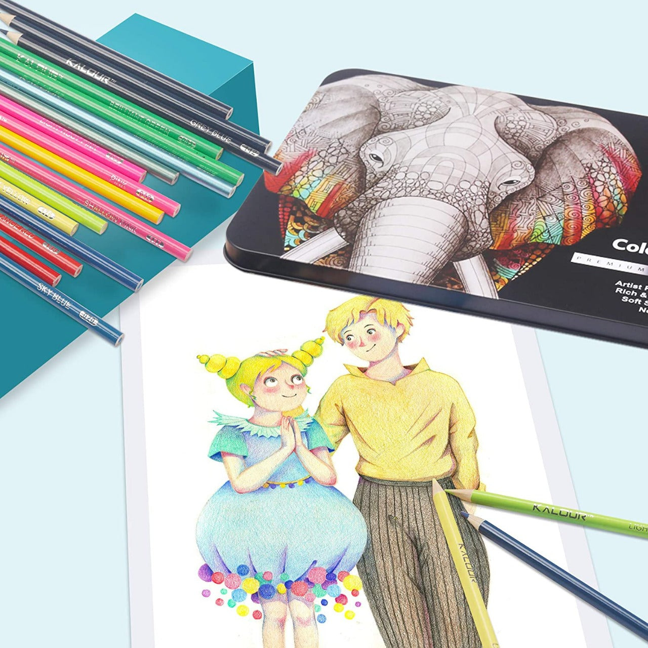 ARTPARK PREMIUM COLORED PENCIL 180pcs FOR COLORING ,SKETCHING
