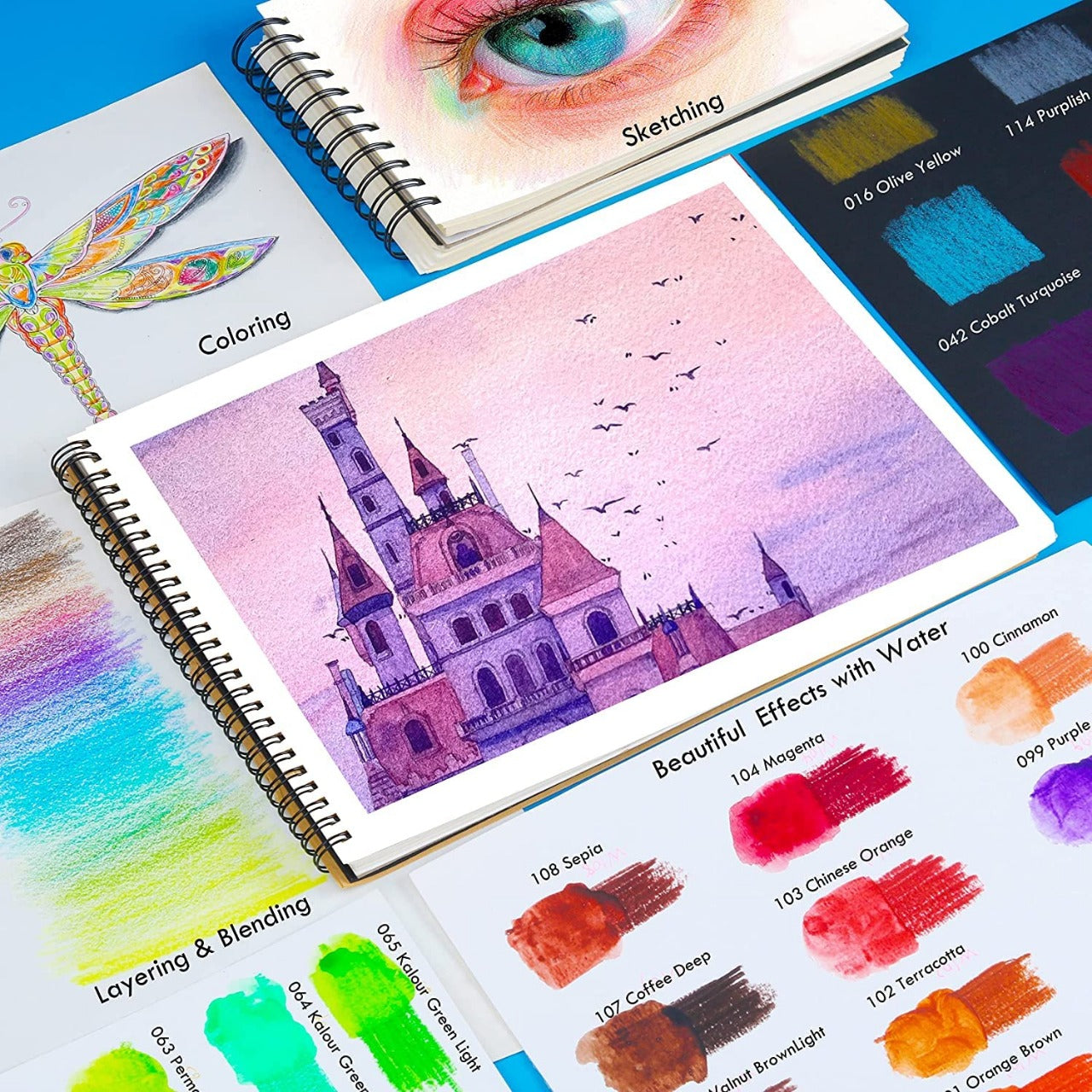 ARTPARK PREMIUM WET & DRY WATERCOLORED PENCIL 72pcs FOR COLORING ,SKETCHING