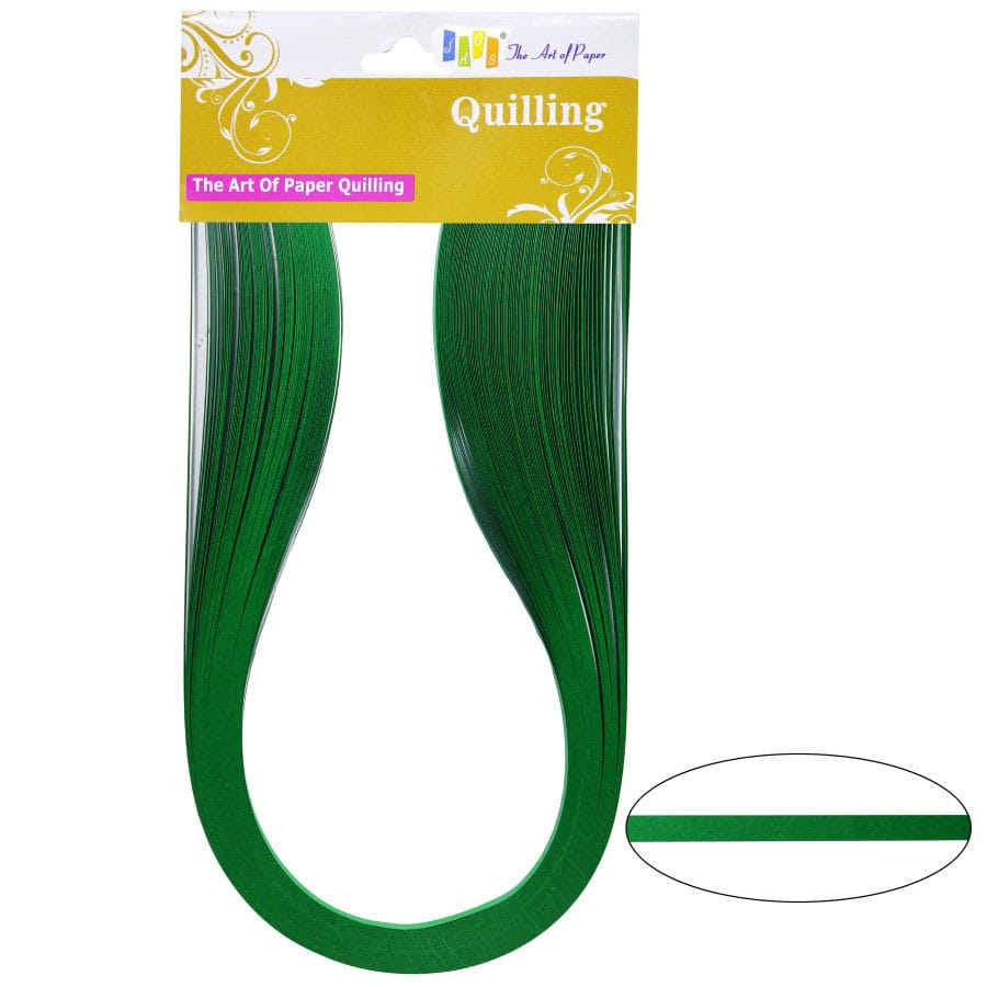 Quilling paper craft 7mm green